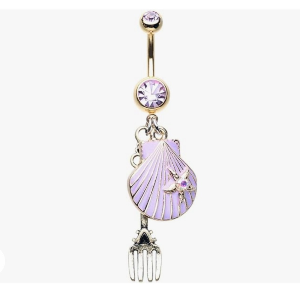 The Little Mermaid Belly Ring